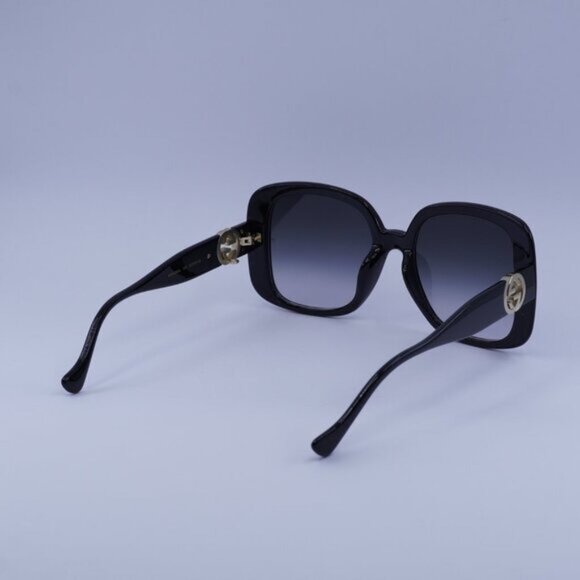 Gucci GG1029SA 001 Sunglasses Black Square Frame, Grey Gradient Lenses main image 6